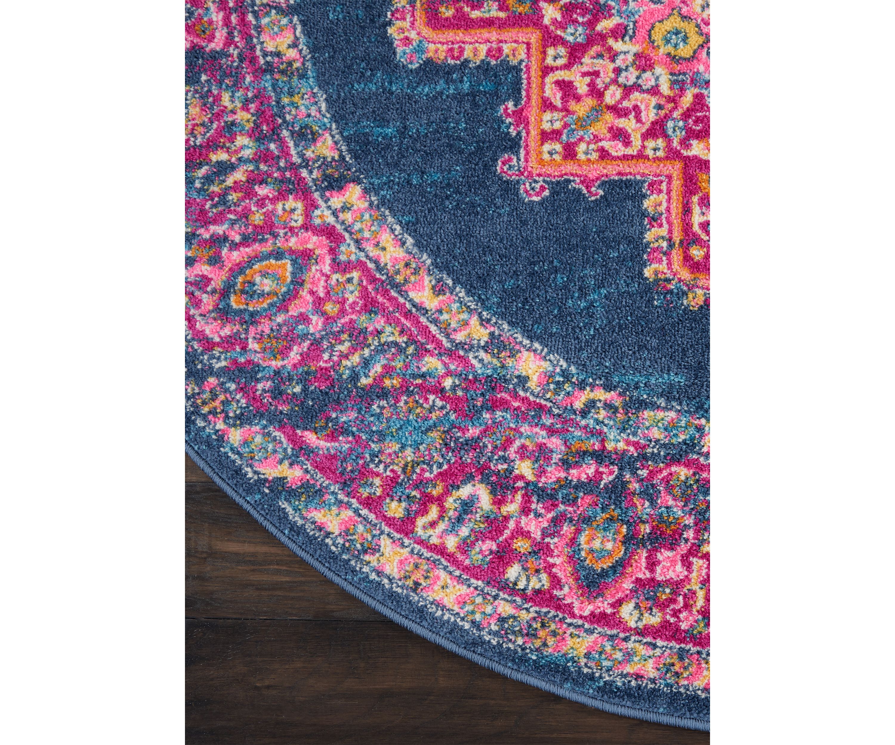 Passion 5.3 ft Round Area Rug
