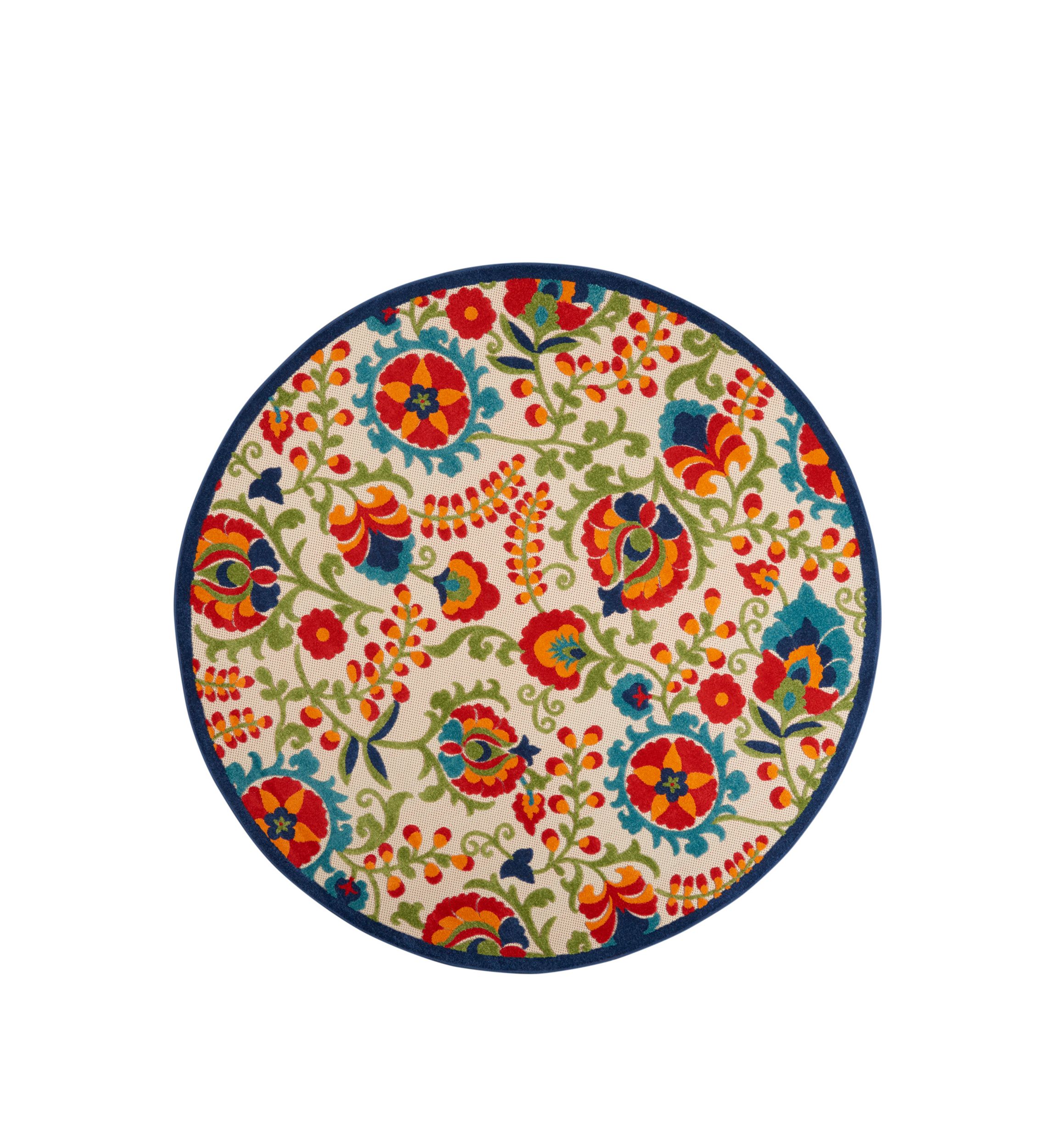 Aloha 7 ft 10 in x 7 ft 10 in Area Rug