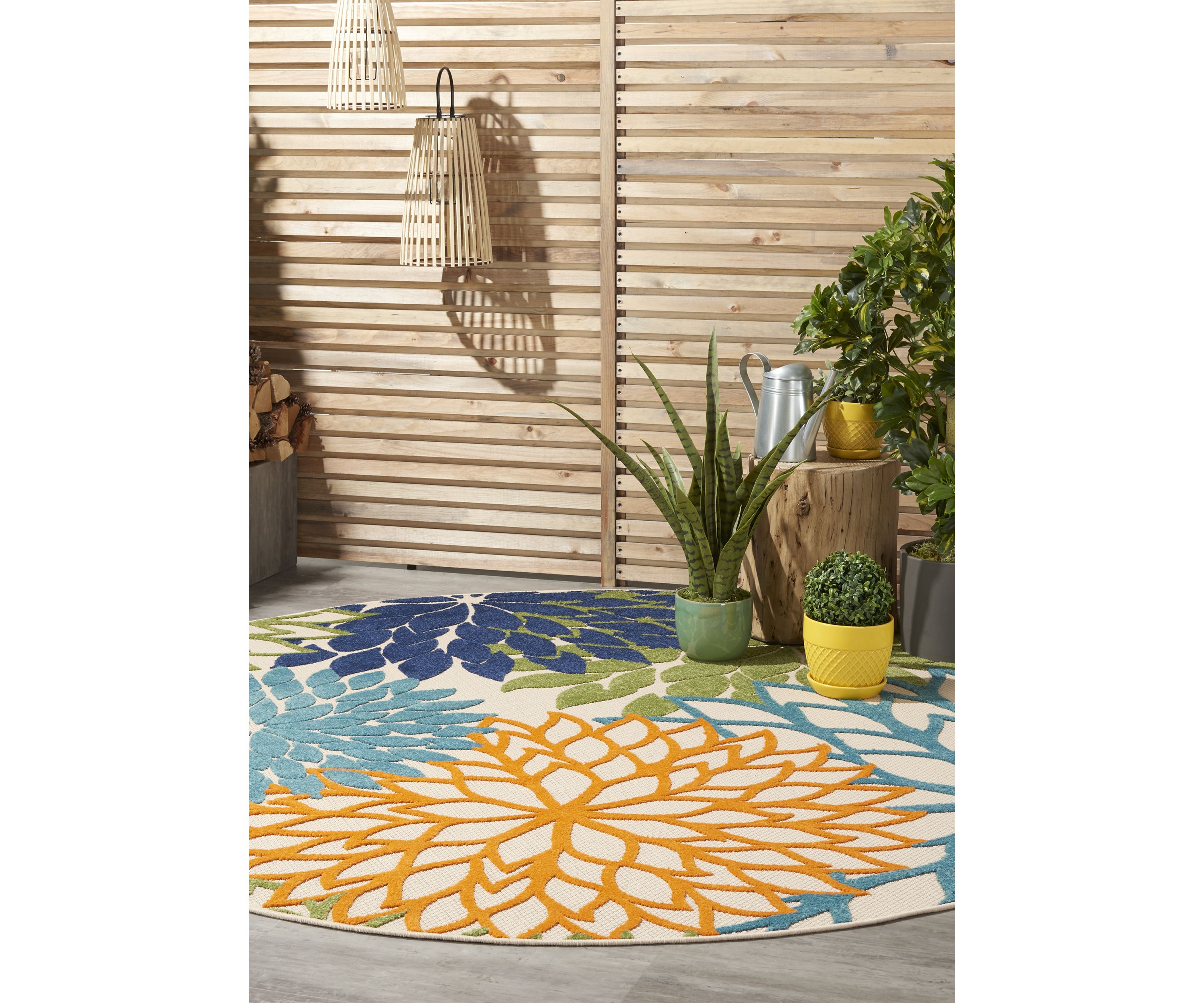Aloha 7.10 ft x 7.10 ft Area Rug
