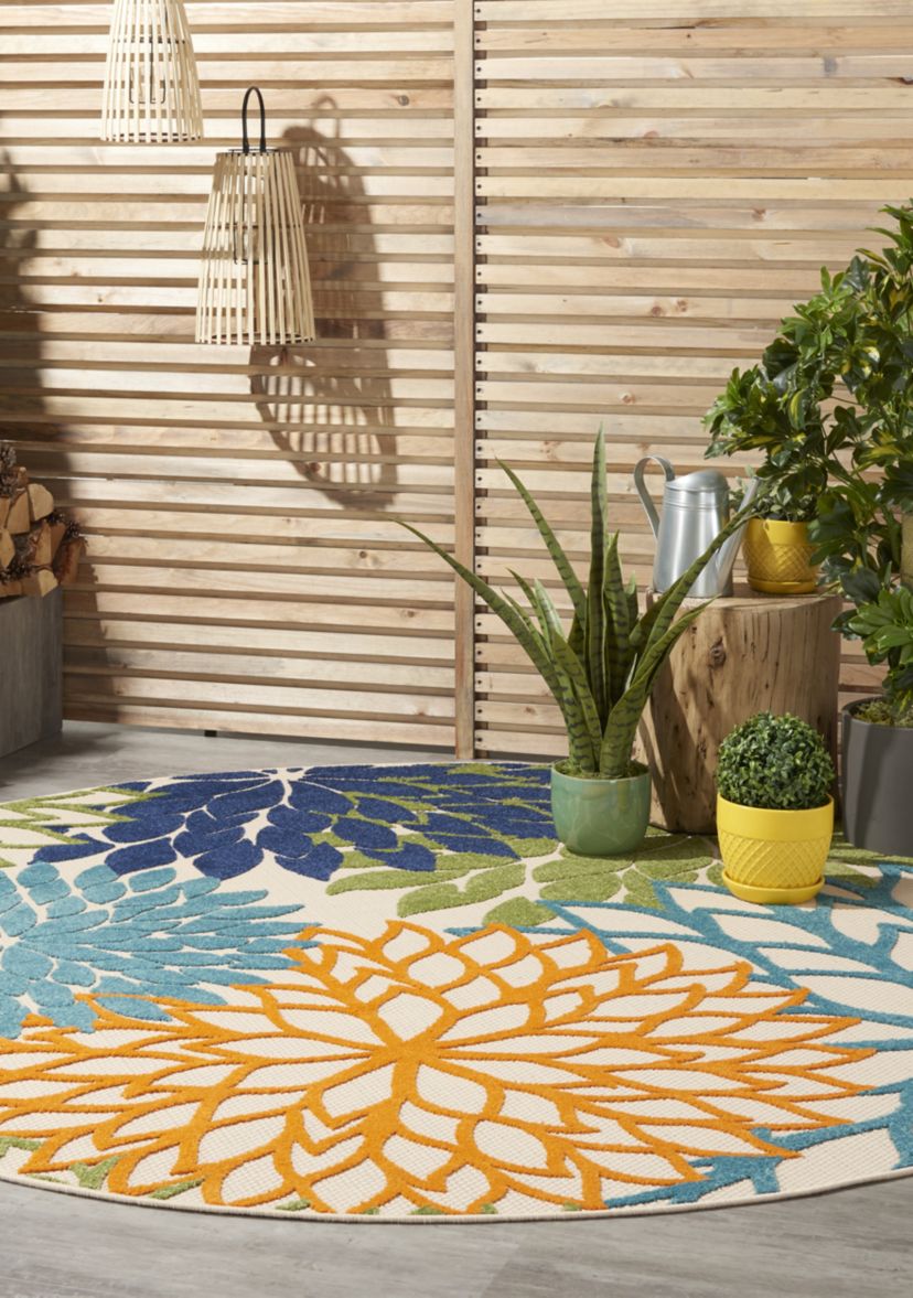 Aloha 7.10 ft x 7.10 ft Area Rug