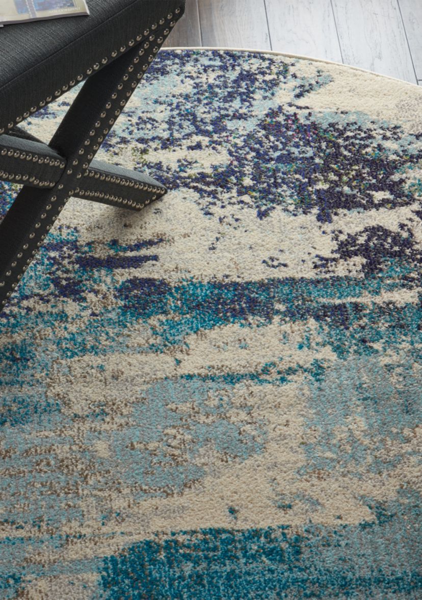 Celestial 5.3 ft Round Area Rug