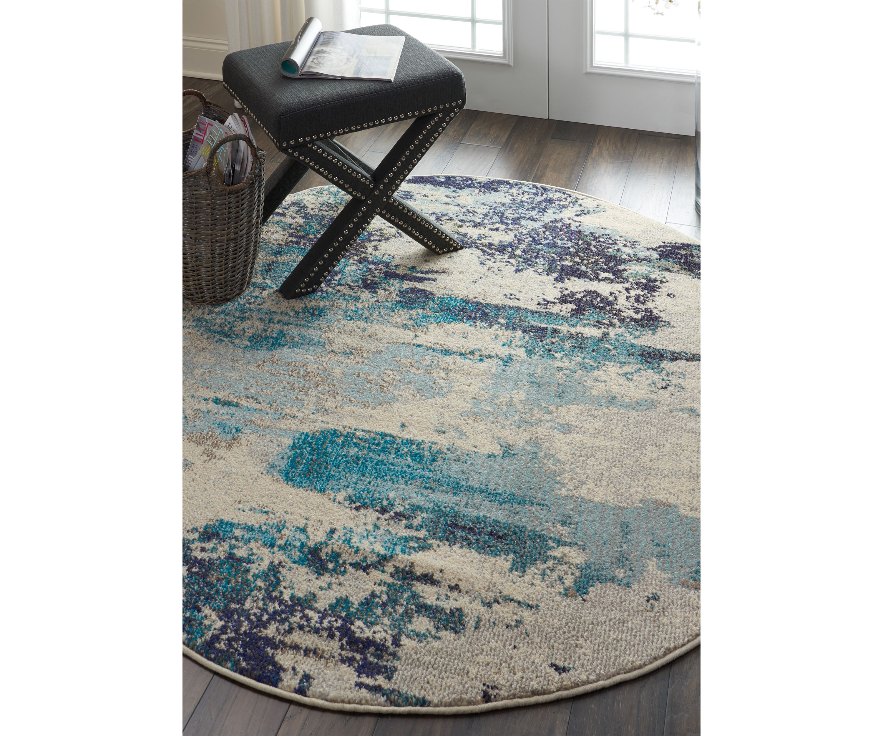 Celestial 5.3 ft Round Area Rug