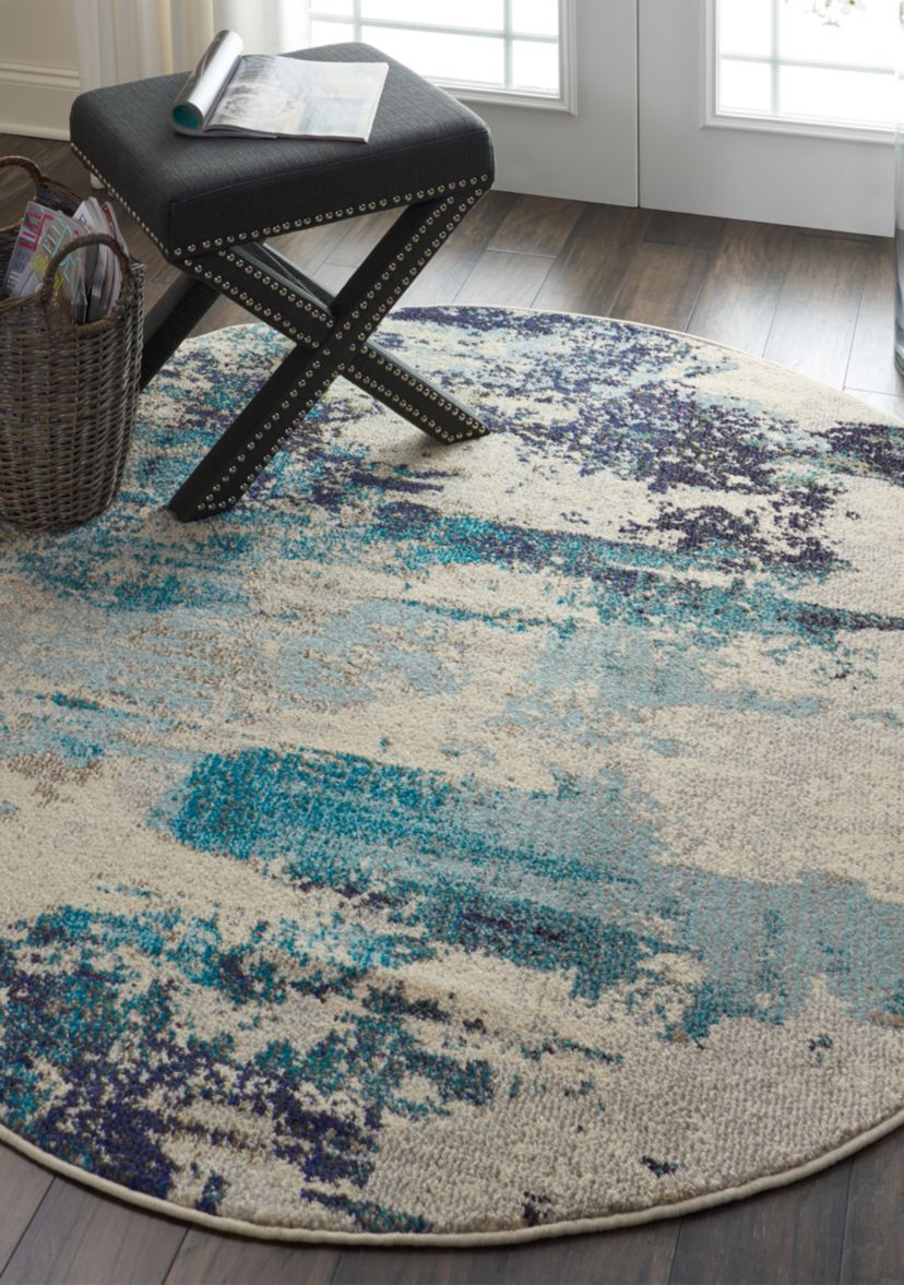 Celestial 5.3 ft Round Area Rug