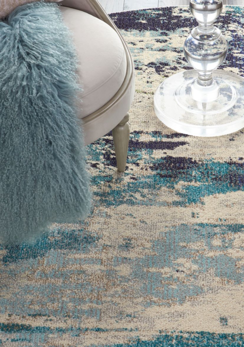 Celestial 7.1 ft Round Area Rug