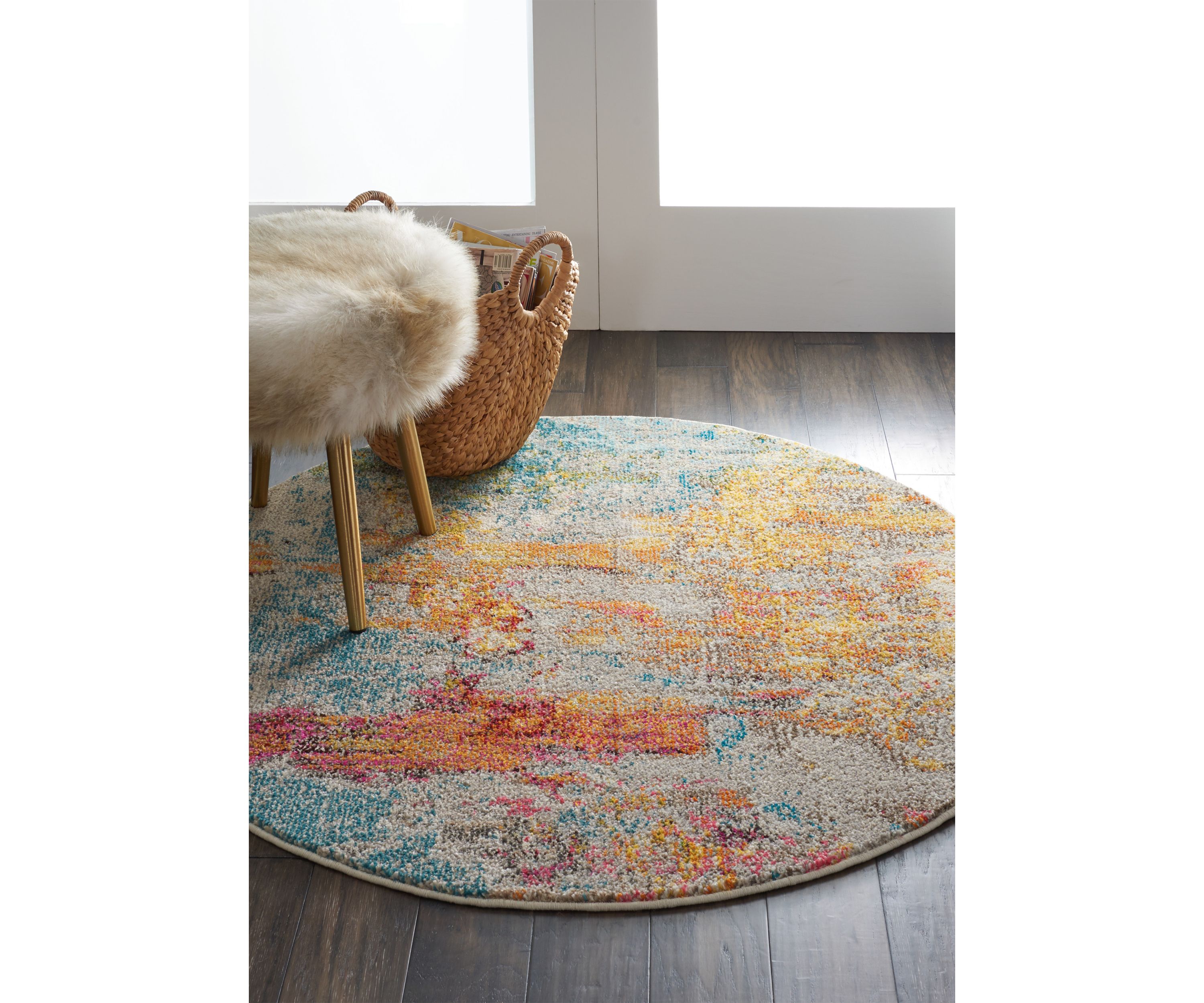 Celestial 4 ft x 4 ft Area Rug