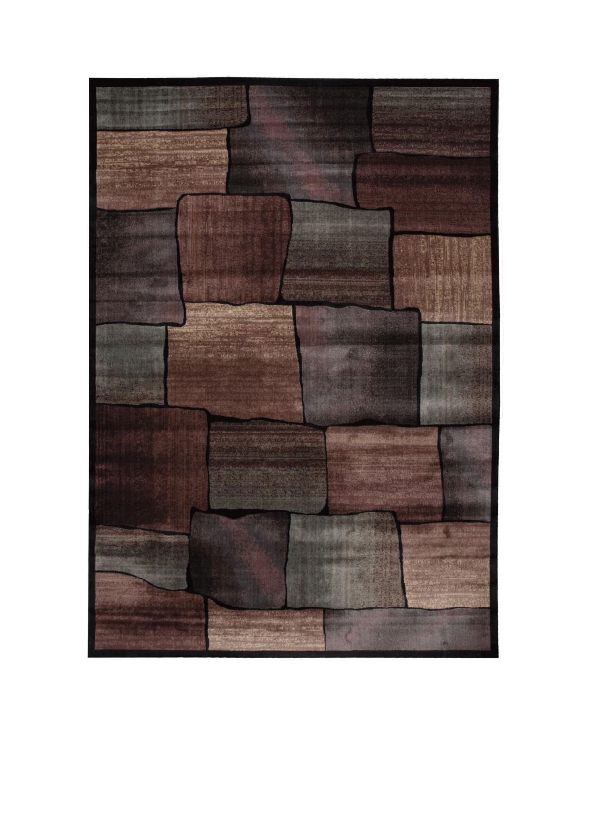 Expressions Brick Multicolor Area Rug 1010" x 79"