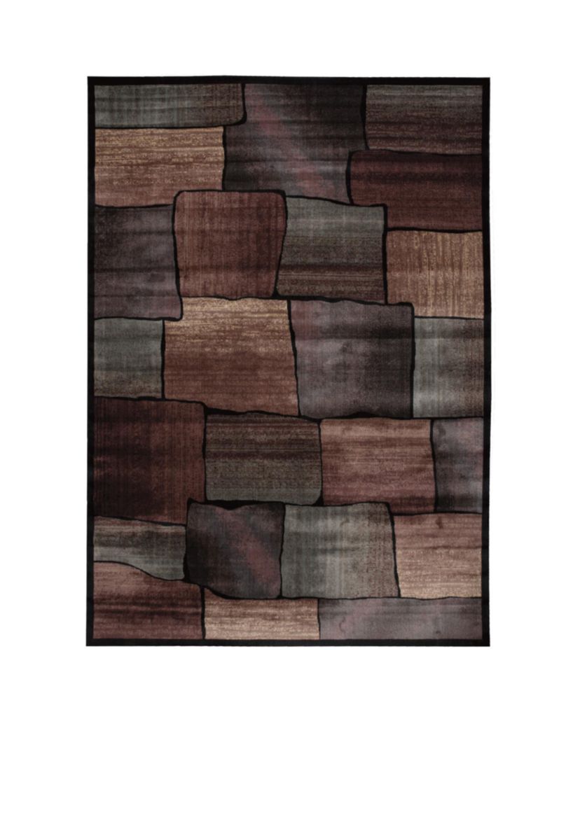 Expressions Brick Multicolor Area Rug 1010" x 79"