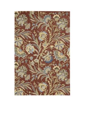 Nourison Gatsby Multi-Colored Area Rug 5'9" x 3'9", 4 x 6