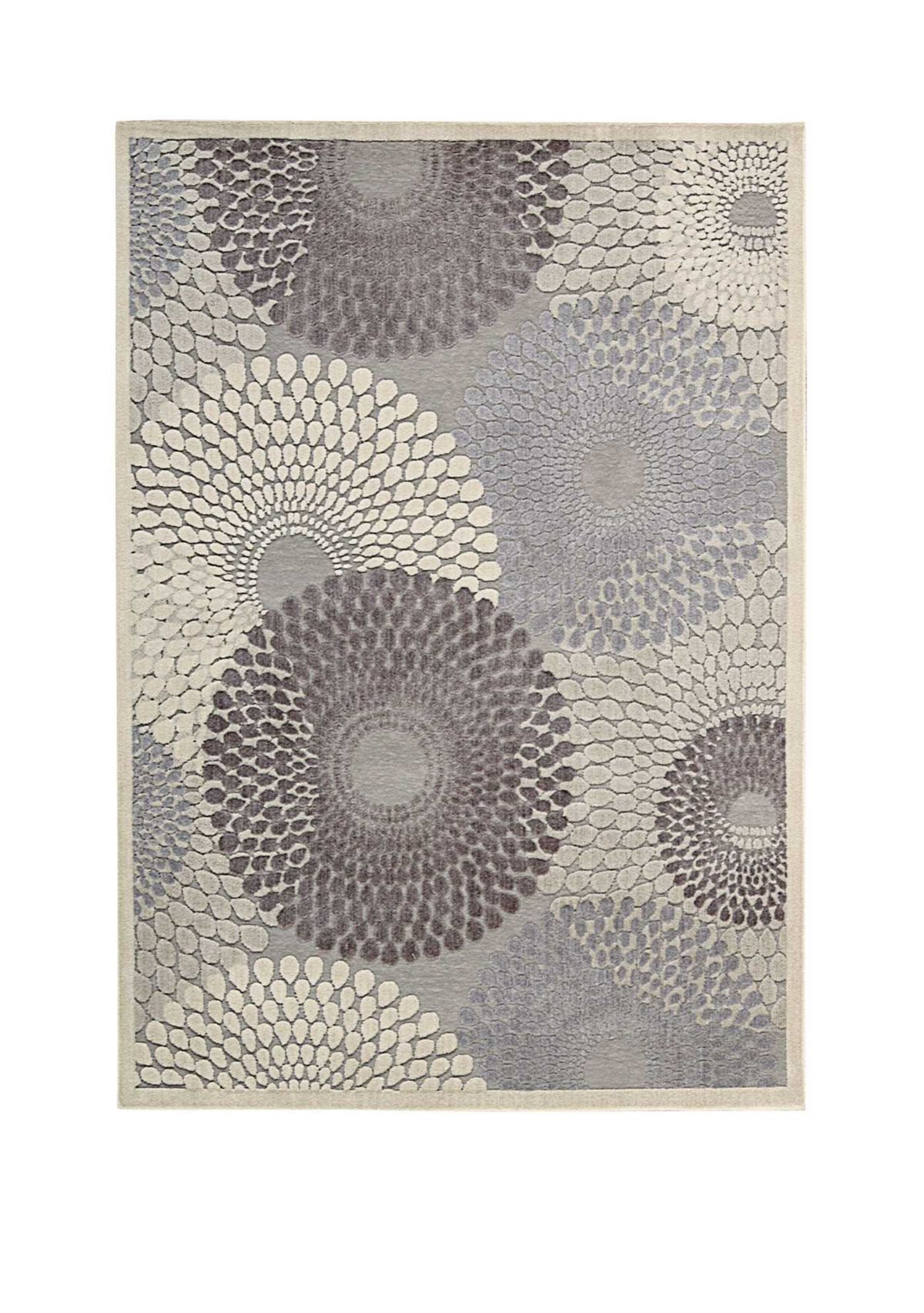  6 ft 7 in x 9 ft 6 in Graphic Illusions Area Rug 