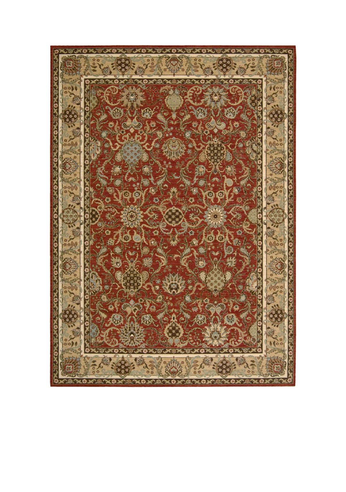 Lumiere Stateroom Brick Area Rug 79" x 1010"