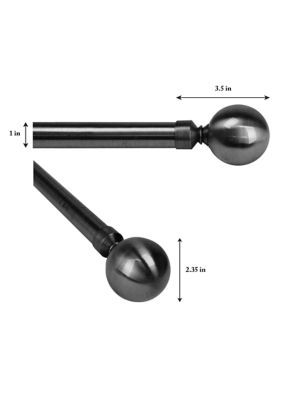 Versailles' Lexington Ball Rod Set (86in - 144in)