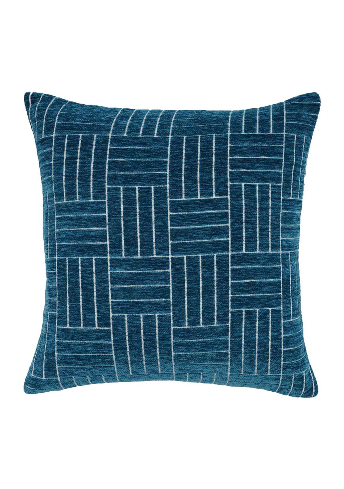 Oberon Woven Chenille Staggered Stripe Oversize Pillow
