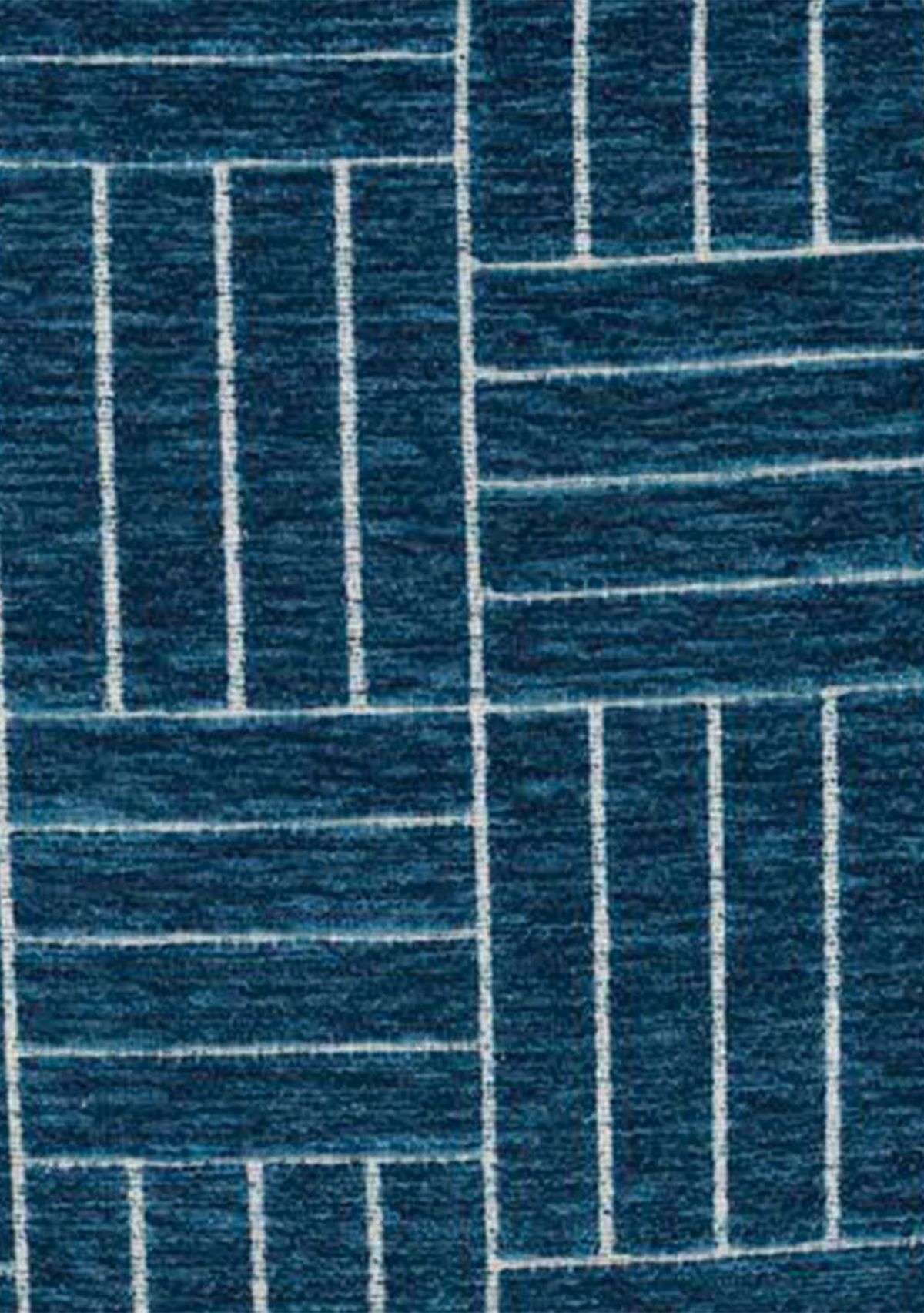 Oberon Woven Chenille Staggered Stripe Oversize Pillow