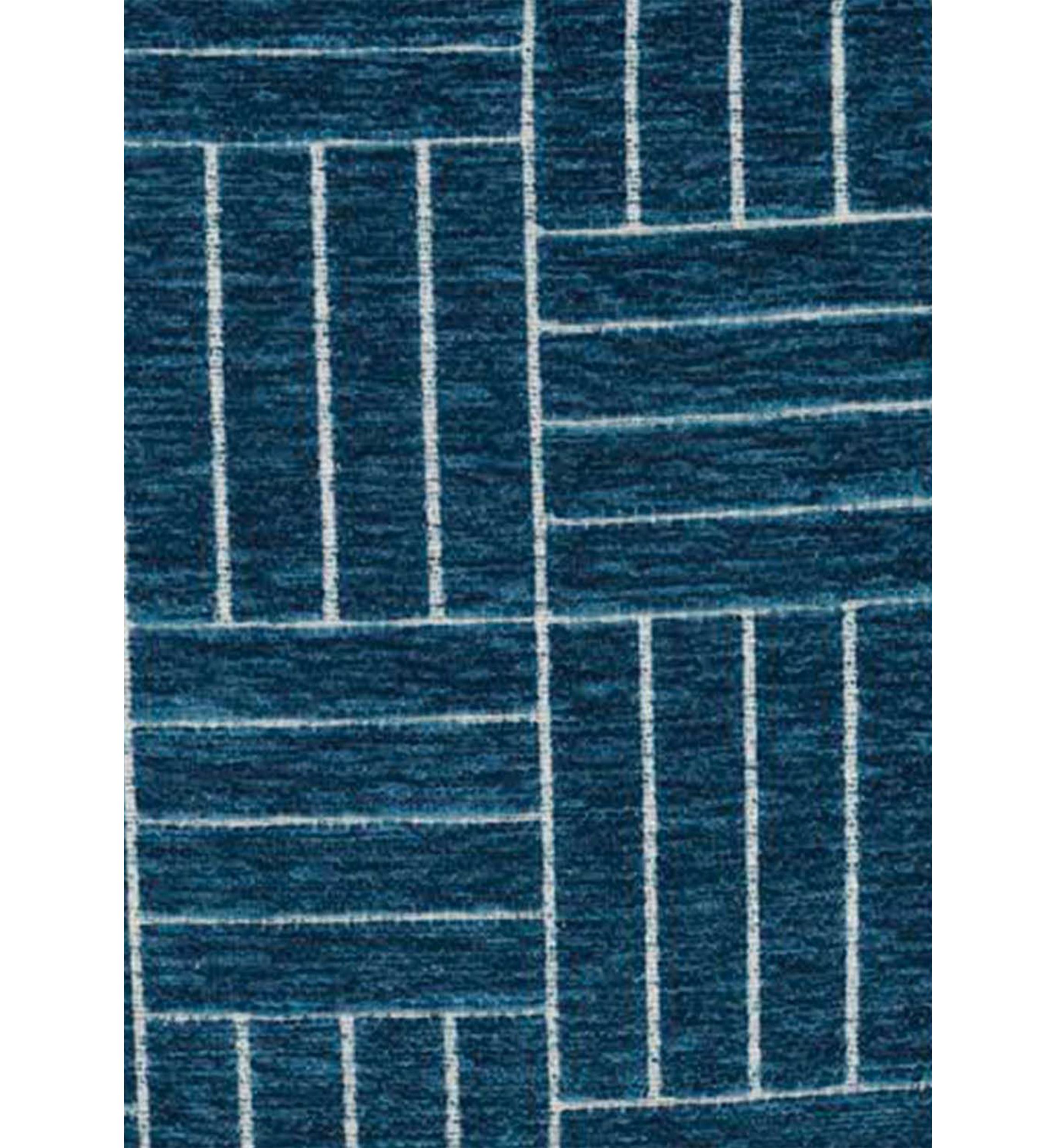 Oberon Woven Chenille Staggered Stripe Oversize Pillow