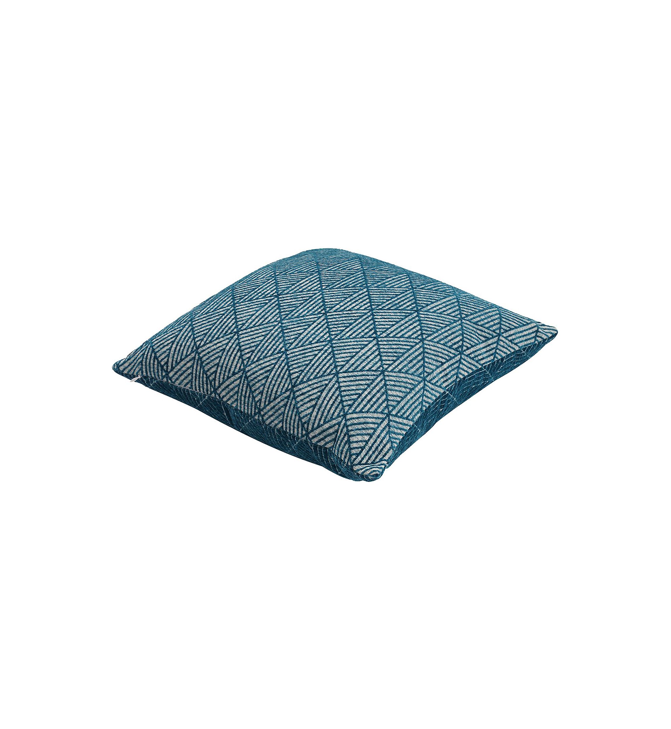 Logan Reversible Woven Geometric Chenille Pillow