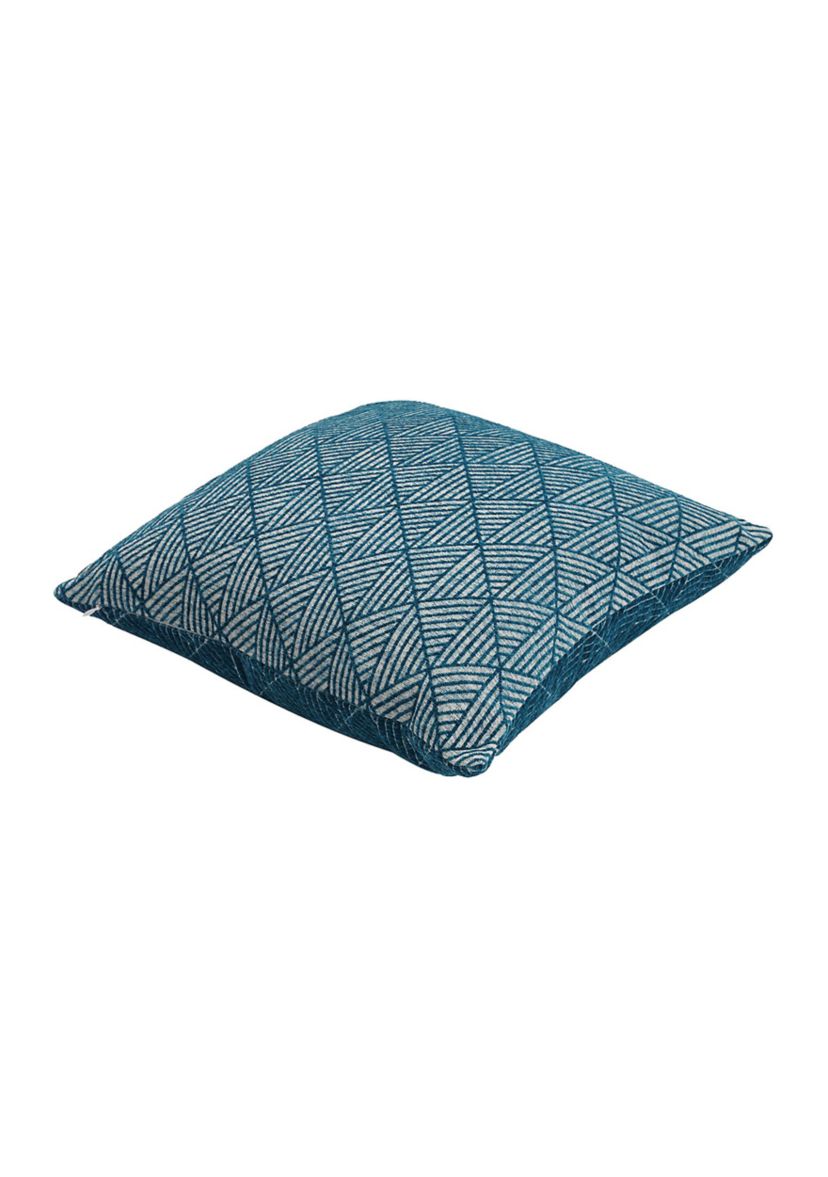 Logan Reversible Woven Geometric Chenille Pillow