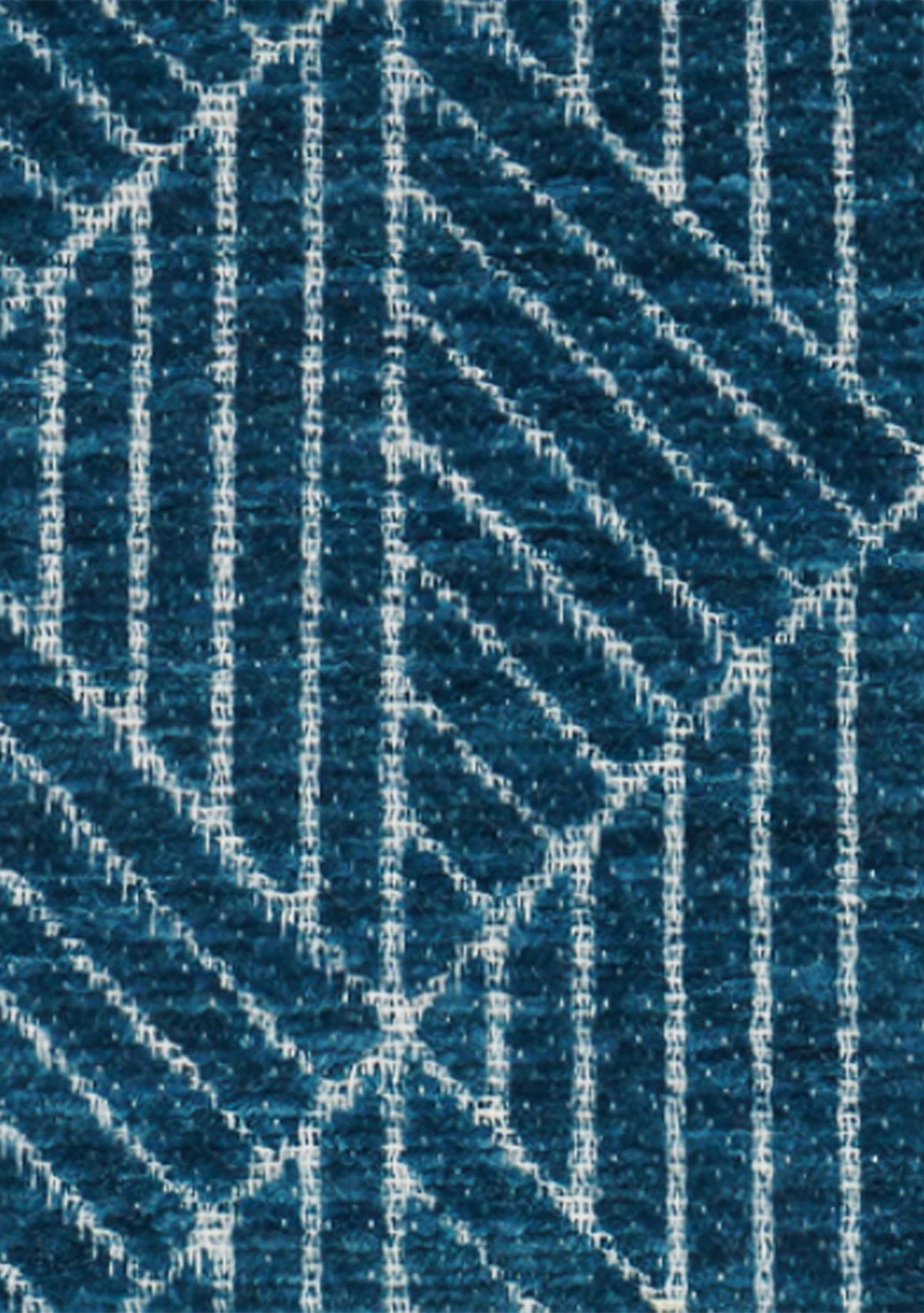 Logan Reversible Woven Geometric Chenille Pillow