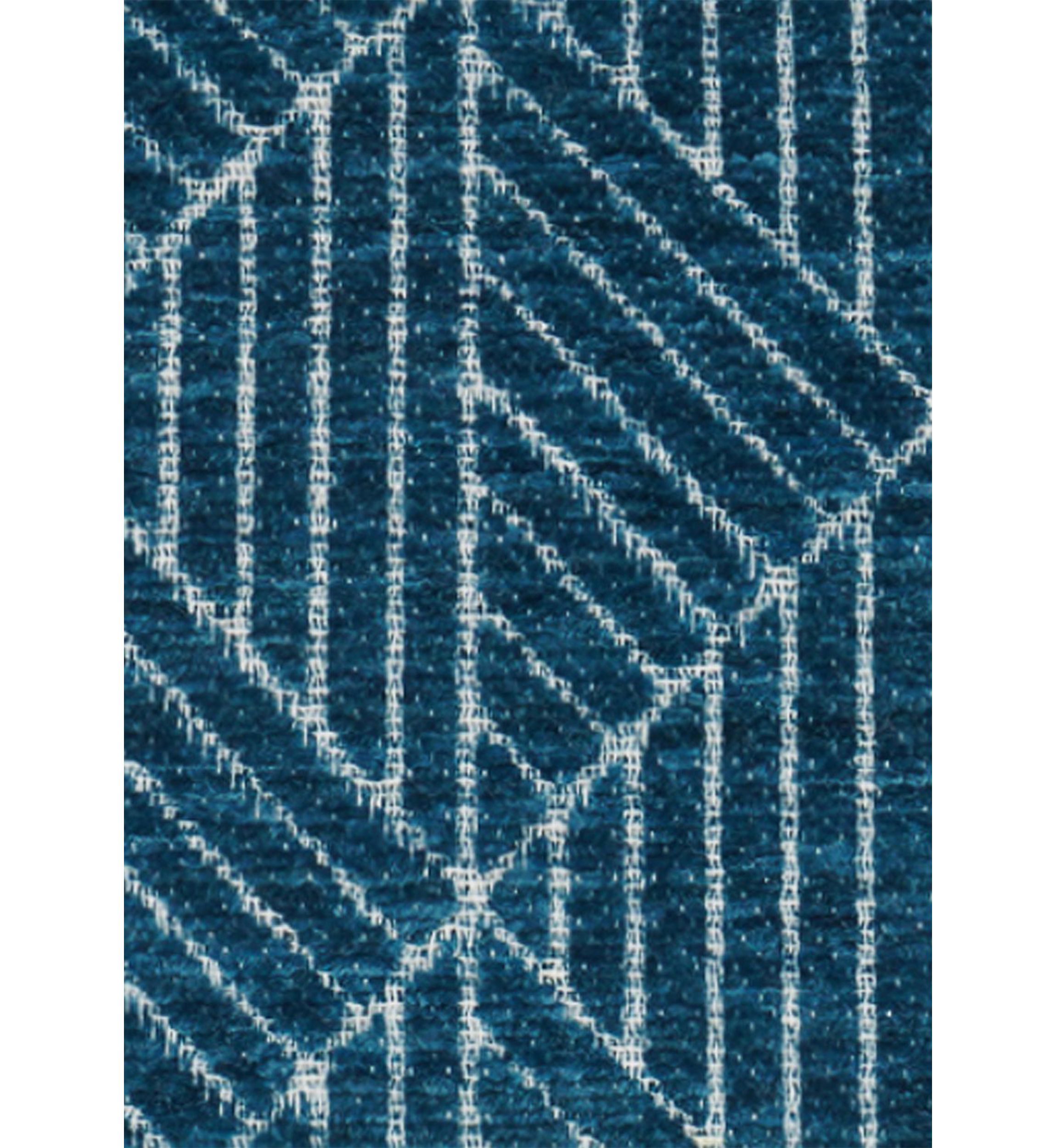 Logan Reversible Woven Geometric Chenille Pillow