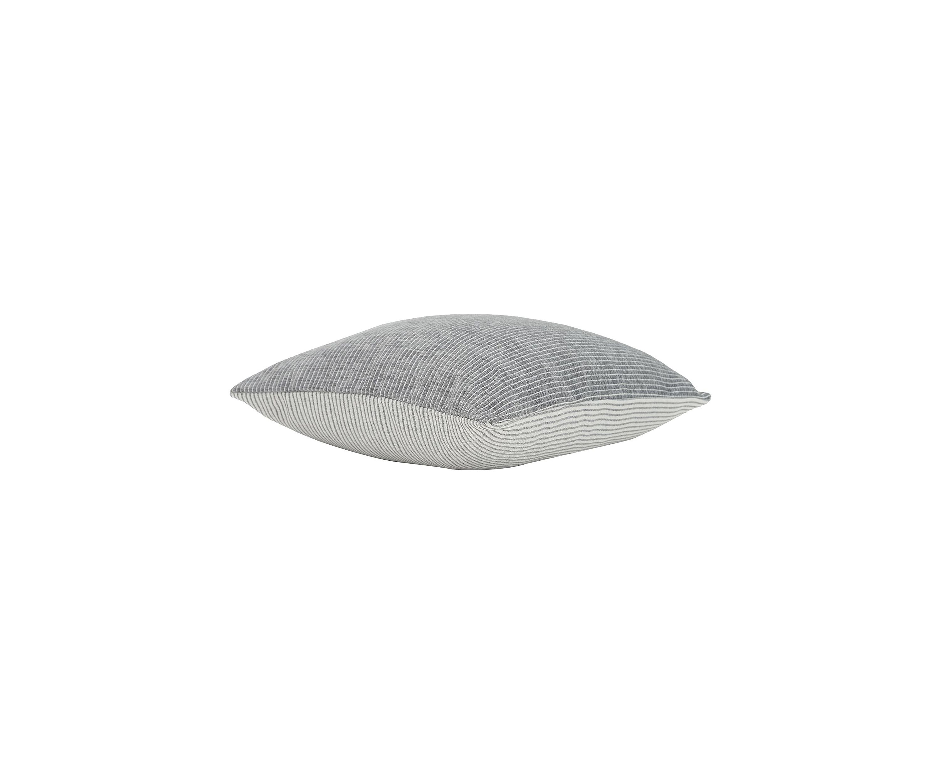 Elsa Reversible Woven Chenille Pinstripes Pillow