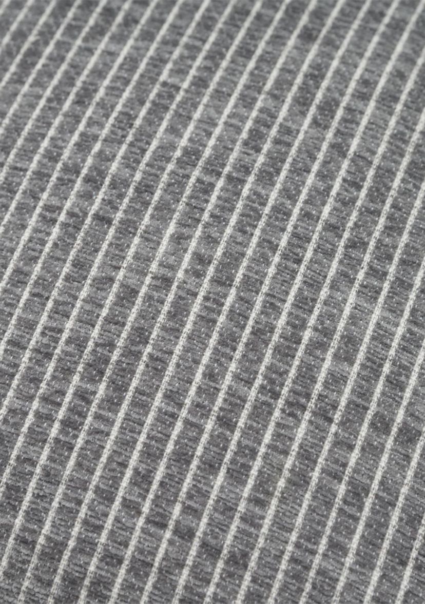 Elsa Reversible Woven Chenille Pinstripes Pillow