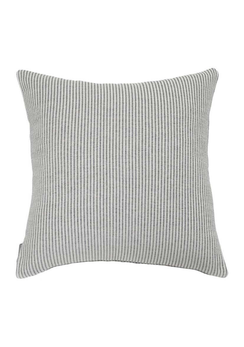Elsa Reversible Woven Chenille Pinstripes Pillow
