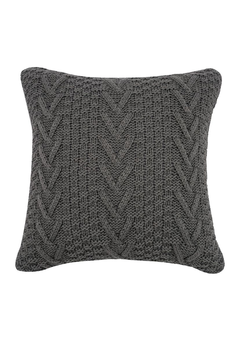 Retiree Chunky Sweater Knit Pillow