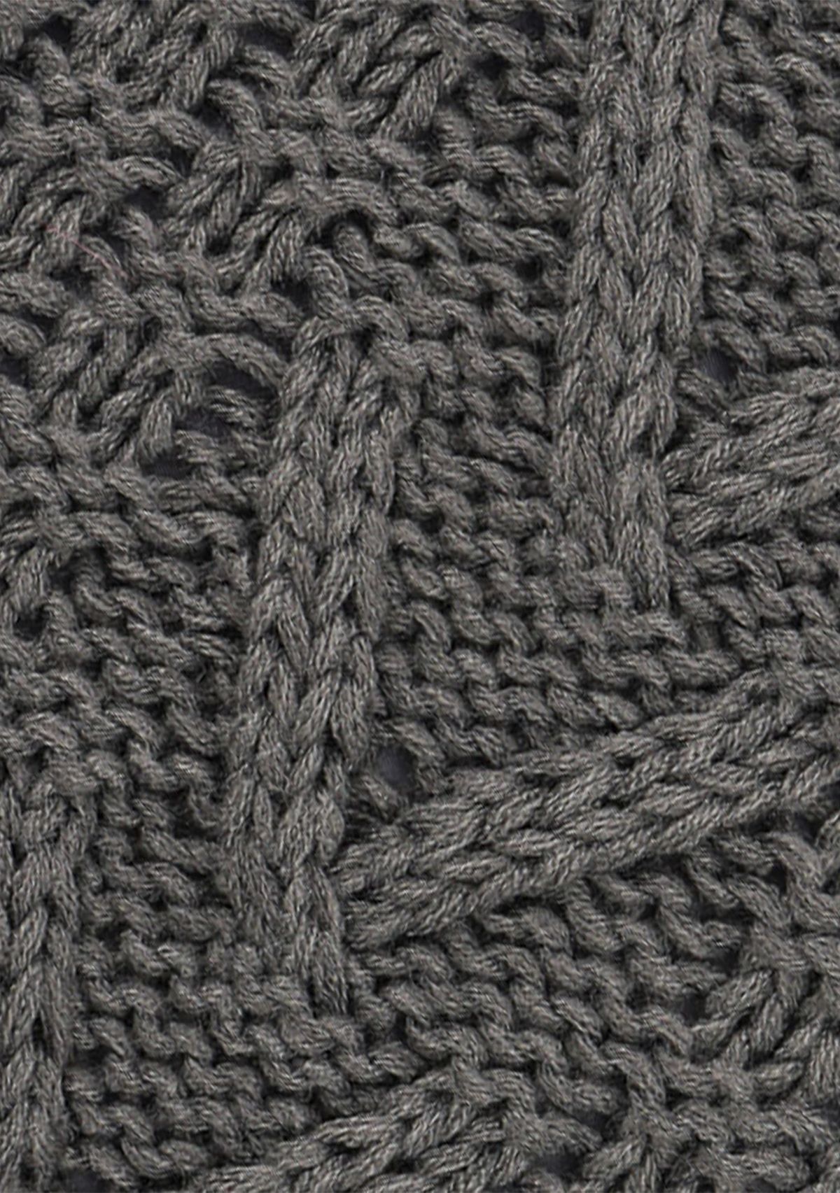 Retiree Chunky Sweater Knit Pillow