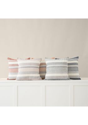 Freja Chenille Woven Stripes Pillow