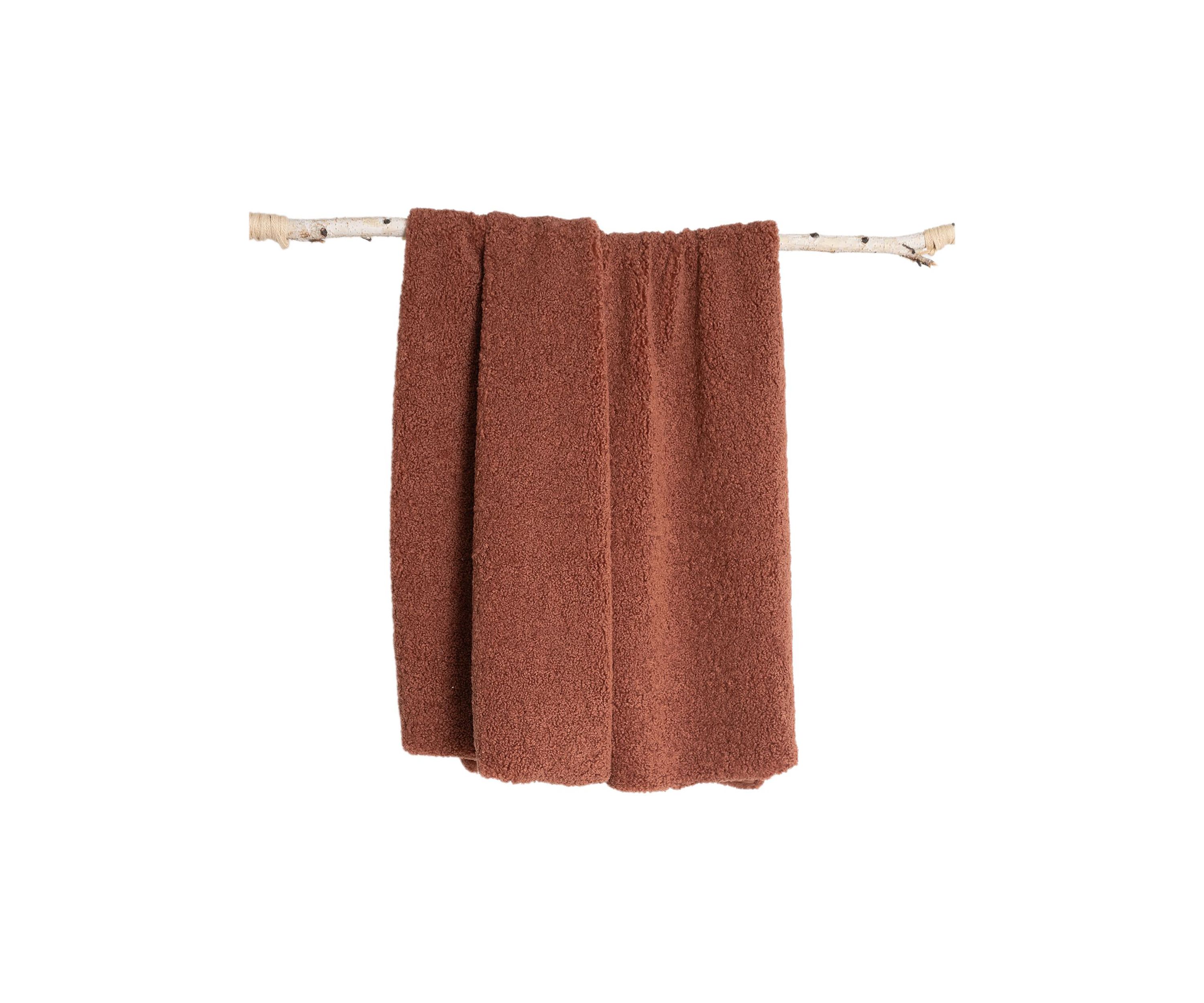 Sherpalux Teddy Sherpa Reverse With Solid Plush Throw