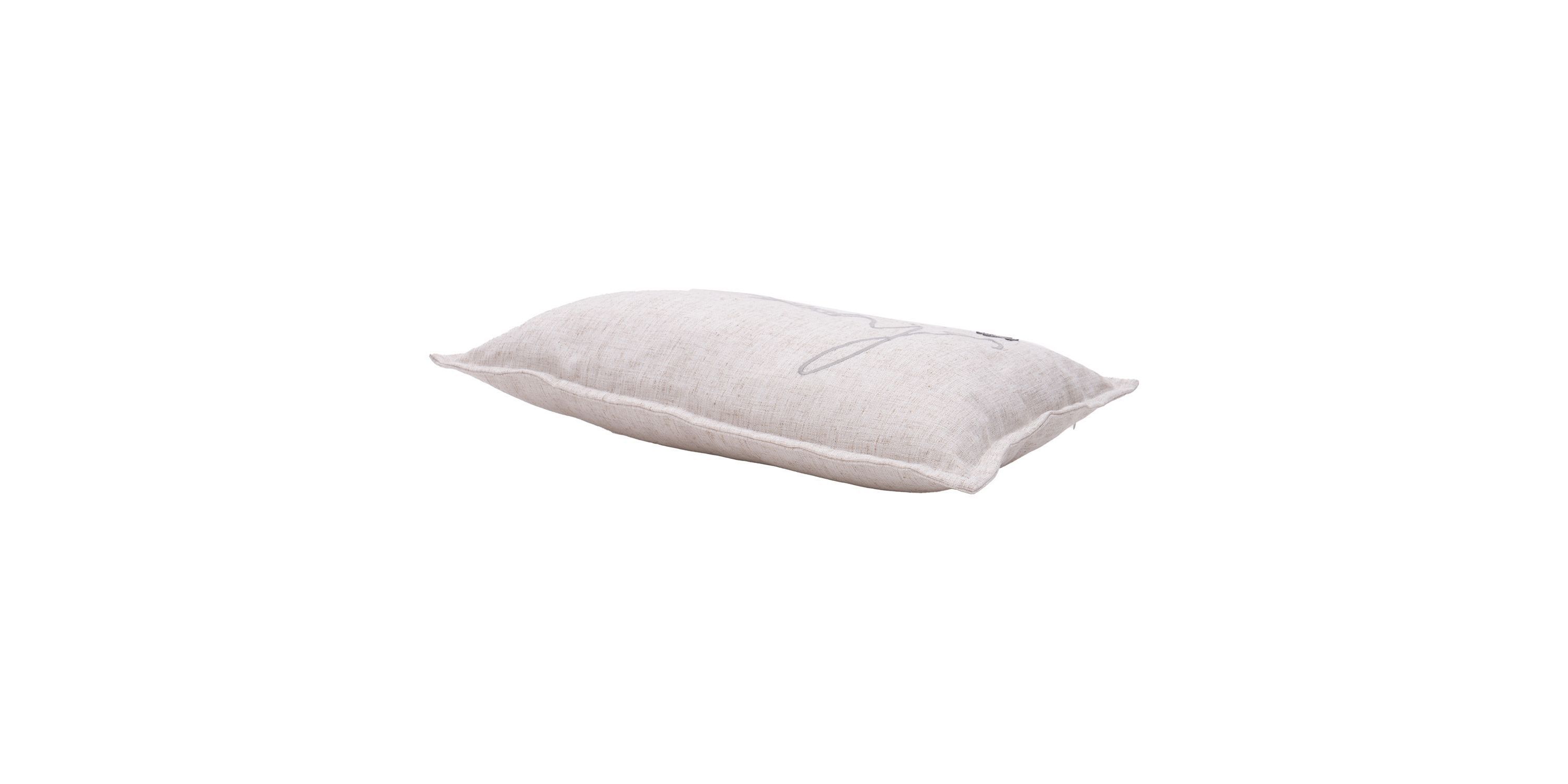Waska Linen Blend Sentiment Pillow MY HAPPY PLACE