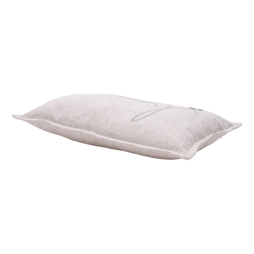 Waska Linen Blend Sentiment Pillow MY HAPPY PLACE