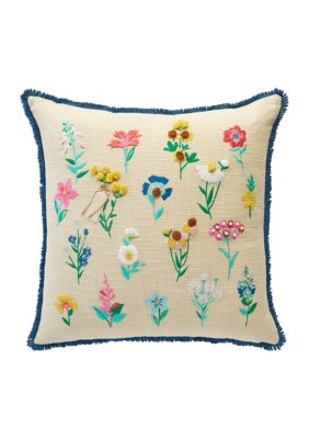 Trippy Peach Floral Decorative Throw Pillow – Aaraa Accessories