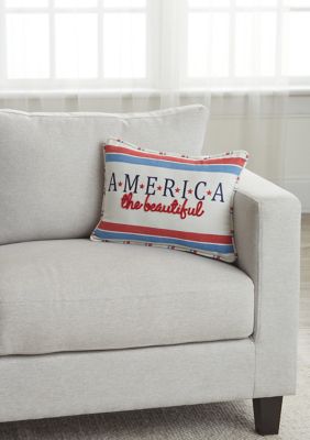 Proud American America the Beautiful Decorative Pillow | belk