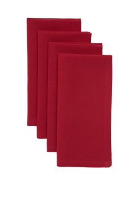 set of 4 organic porcupine cloth napkins in red — Hearth and Harrowset of 4  organic porcupine cloth napkins in red