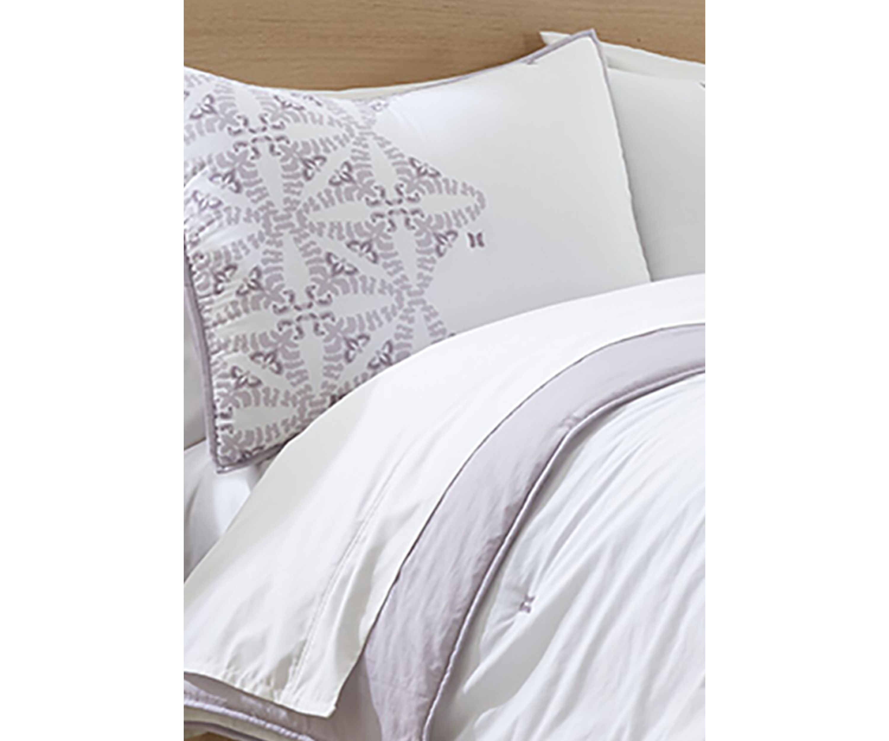 Tile Border Print 3-Piece Quilt Set