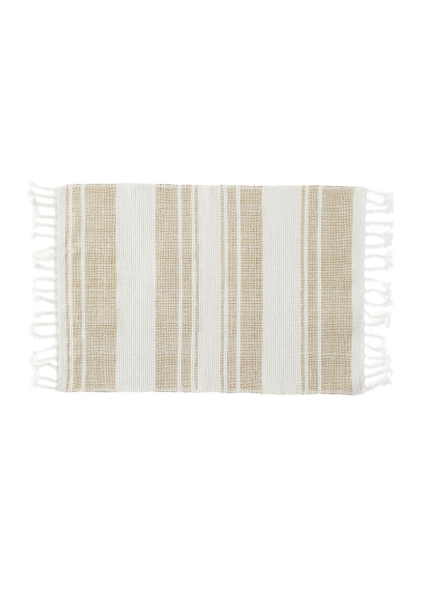 Natural Striped Coastal Placemat