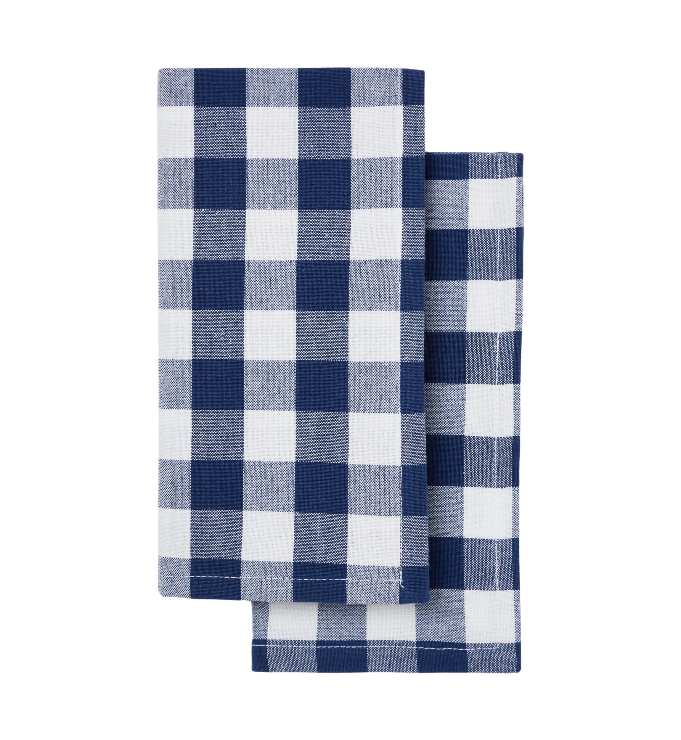 Set of 2 Check Napkins