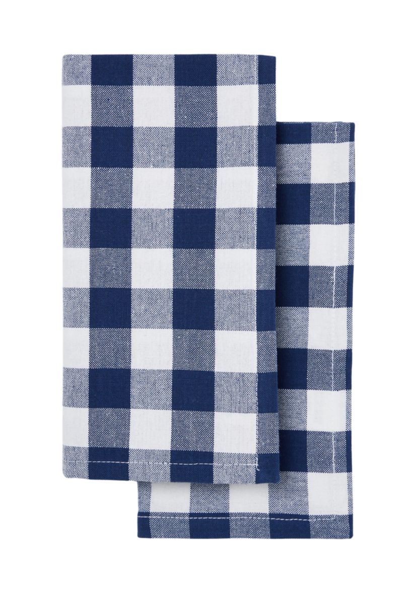 Set of 2 Check Napkins