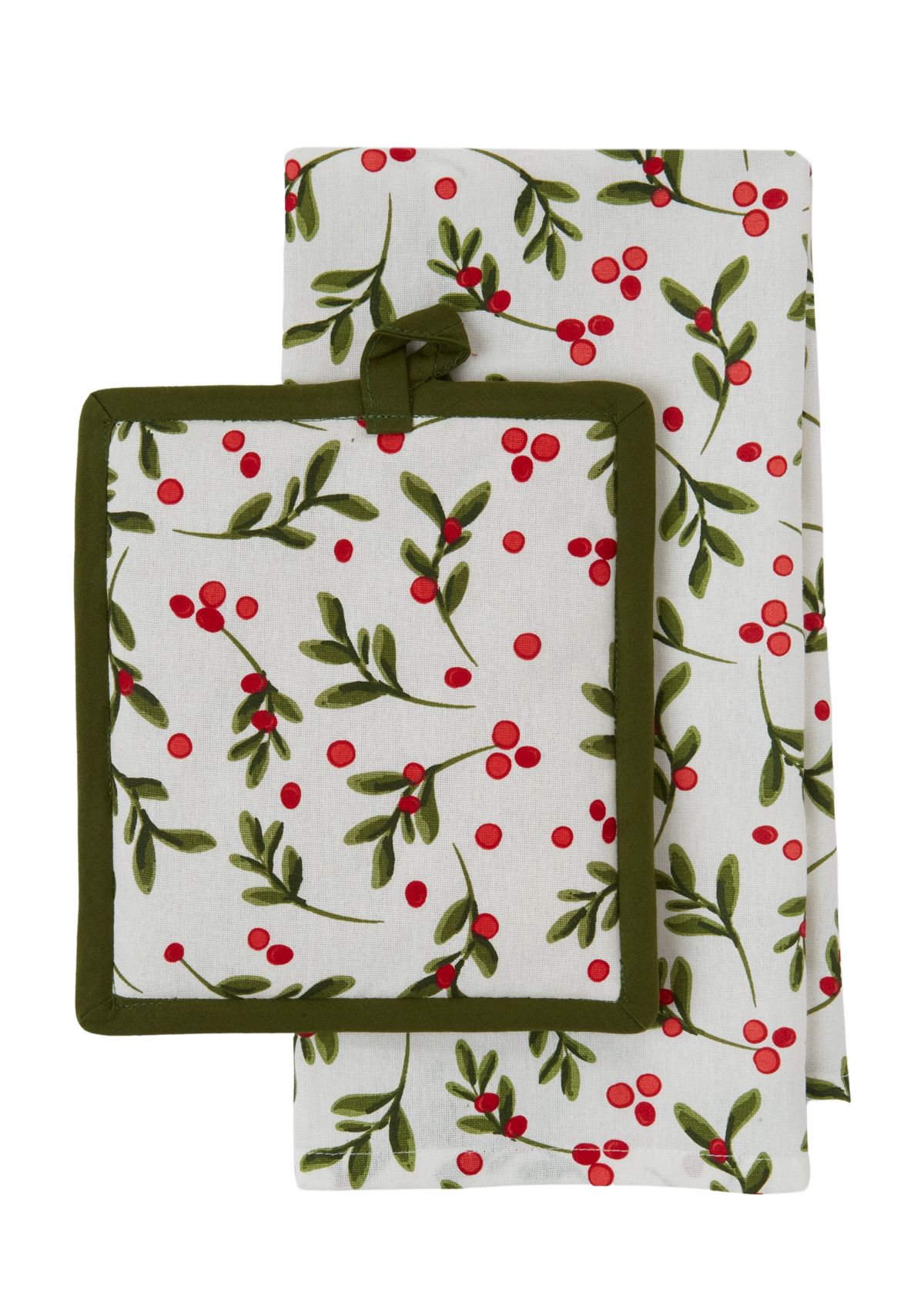 Mistletoe Potholder Gift Set