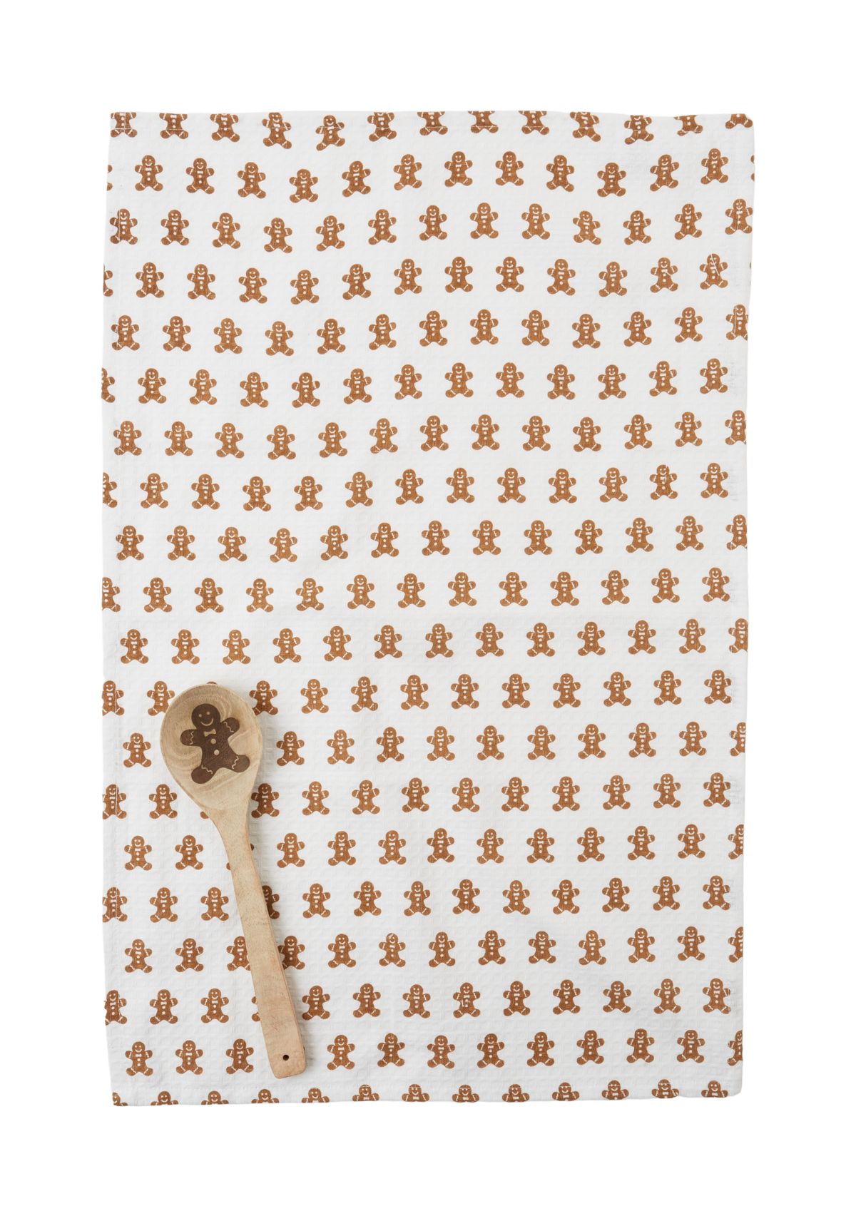 Gingerbread Man Spoon and Towel Set