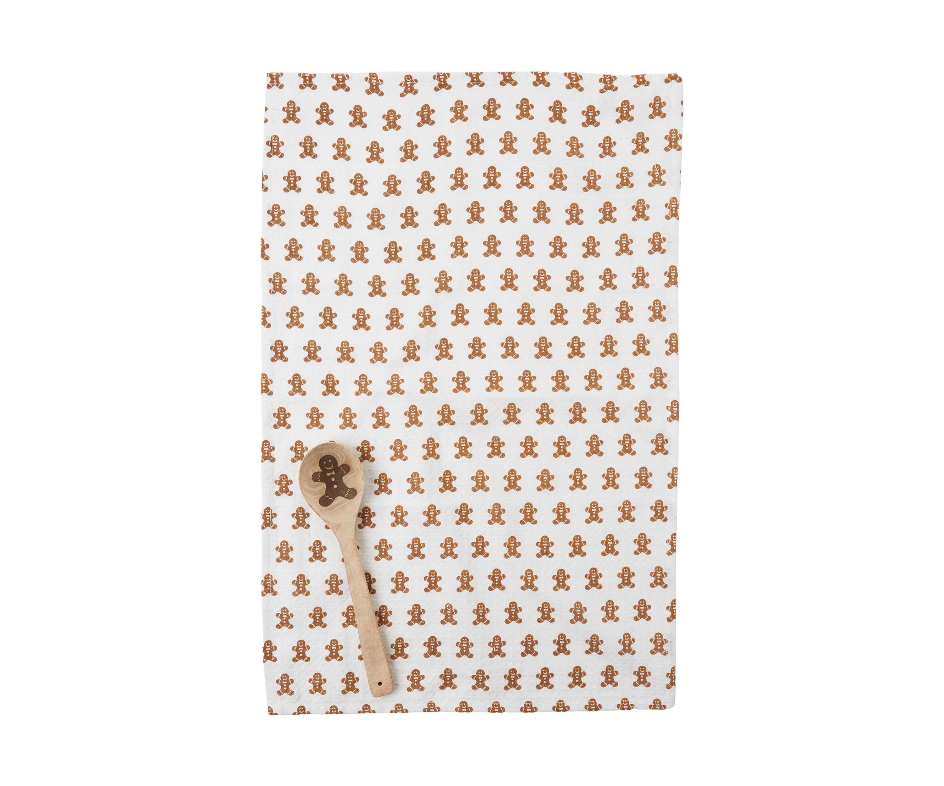 Gingerbread Man Spoon and Towel Set