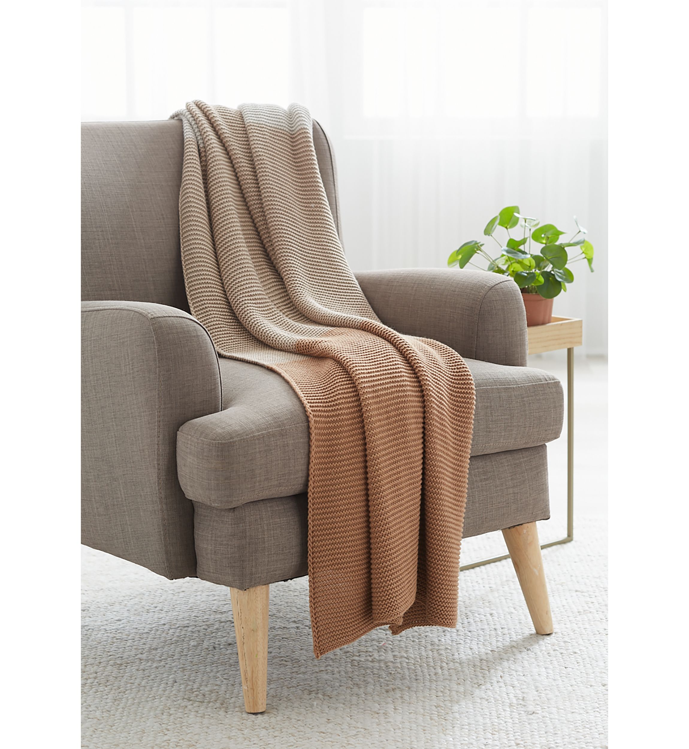 Melrose Color Block Throw