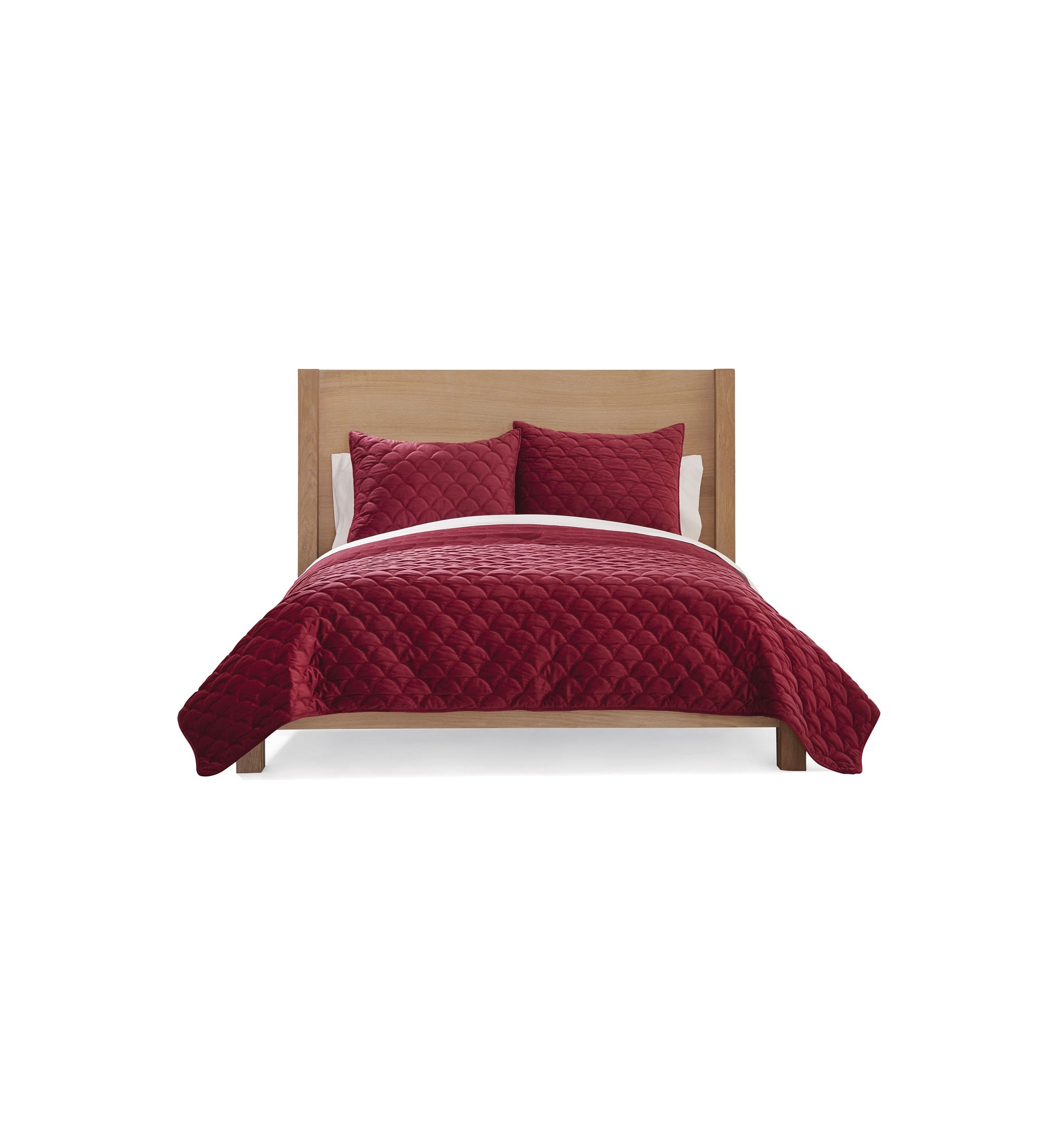 Rhetta Velvet 3-Piece Quilt Set