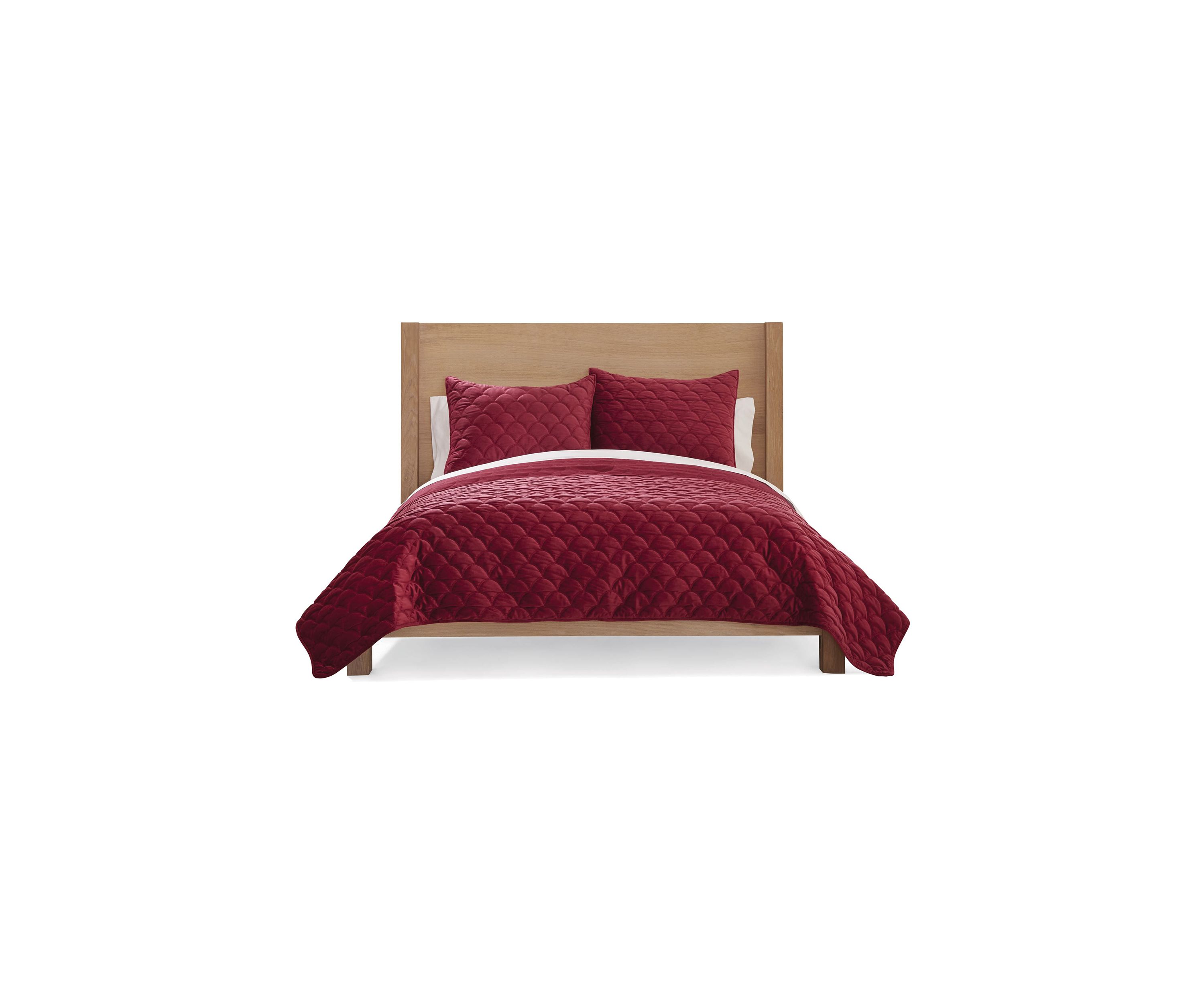 Rhetta Velvet 3-Piece Quilt Set