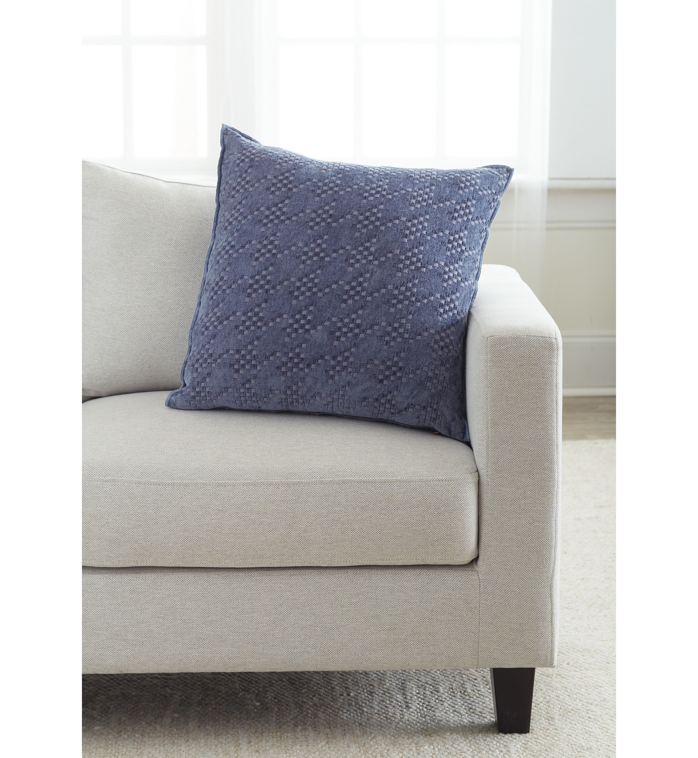 Embossed Chenille Throw Pillow
