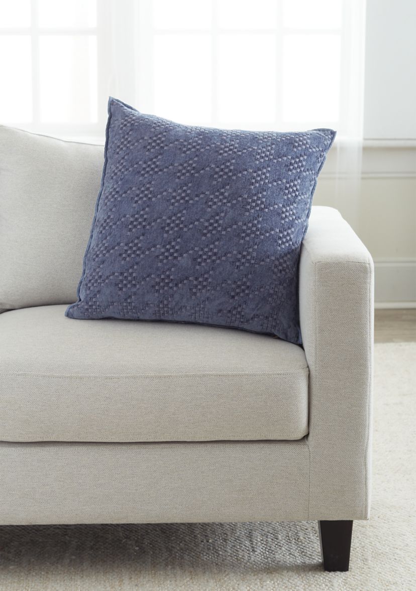 Embossed Chenille Throw Pillow