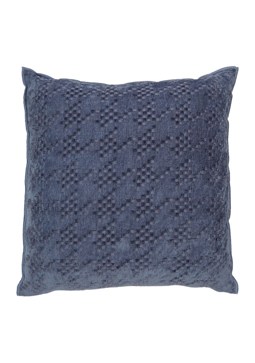 Embossed Chenille Throw Pillow