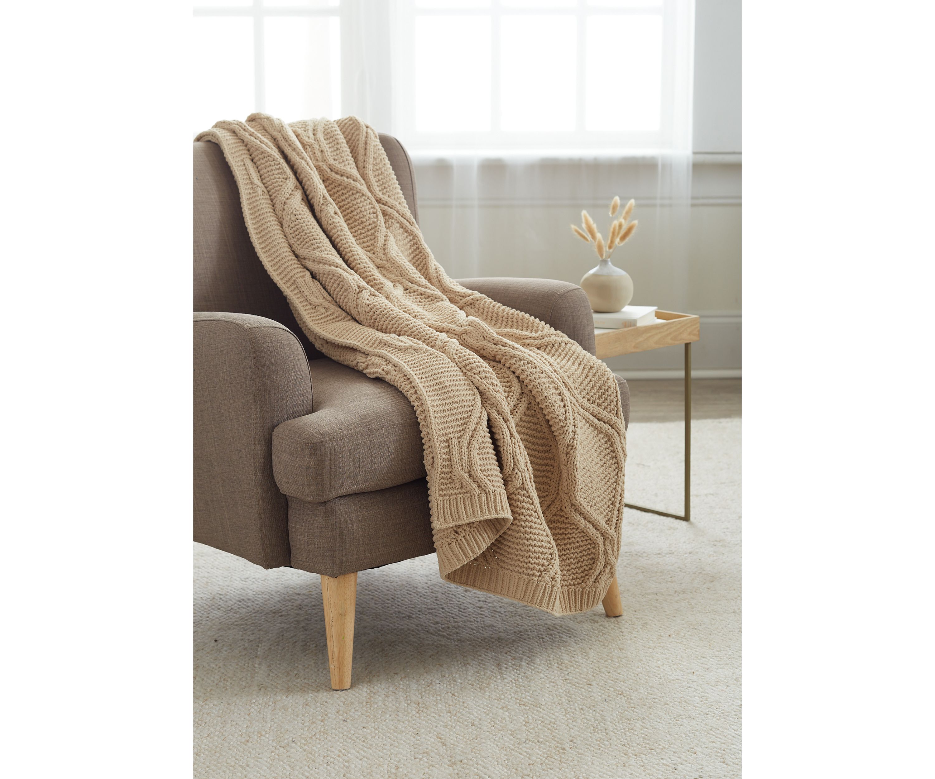Honeycomb Chenille Throw Blanket