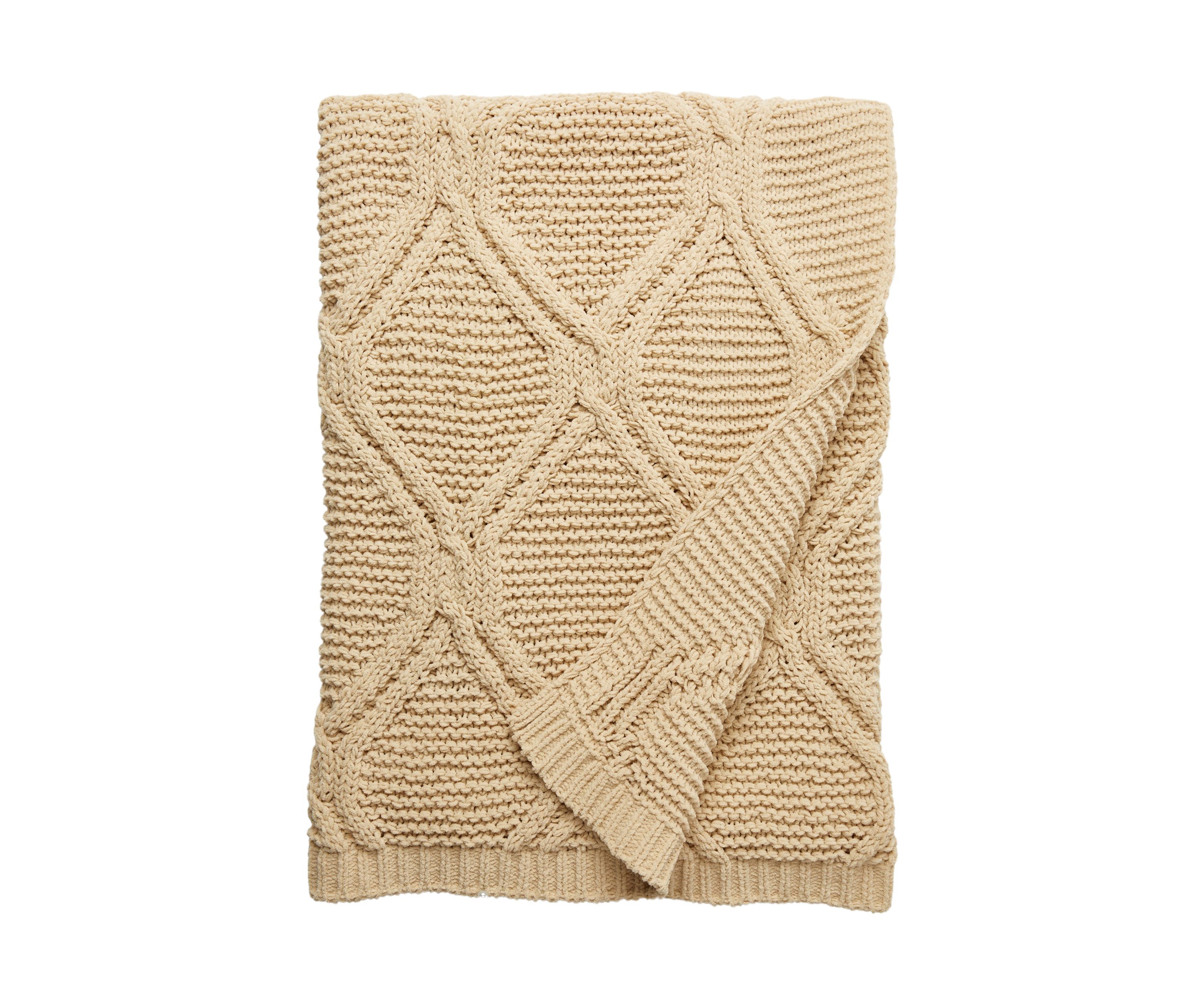 Honeycomb Chenille Throw Blanket