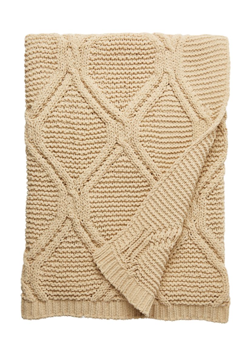 Honeycomb Chenille Throw Blanket